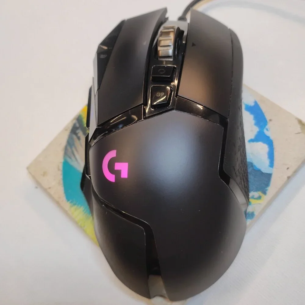 Logitech - G502 HERO Wired Optical Gaming Mouse with RGB Lighting - Black - Picture 2 of 8